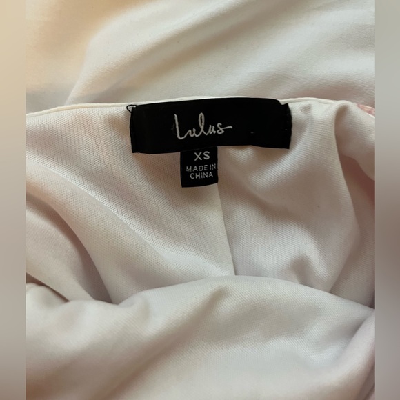 LULU’s Effortlessly Abloom Light Pink Floral Ruched Halter Maxi Dress - Picture 5 of 6